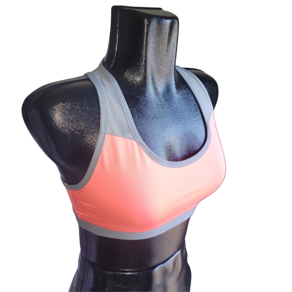 Danskin Pink and Grey Sports Bra L - Picture 2 of 4